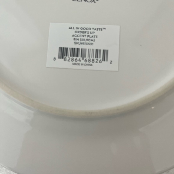 Kate Spade ♠️ All in Good Taste Order’s Up Diner Dinnerware - Set of 8 - Picture 5 of 7